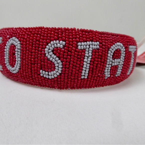 Ohio State University OSU Beaded Headband Hand Beaded NWT Buckeyes main image 6